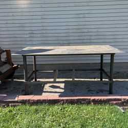 Solid Metal Table