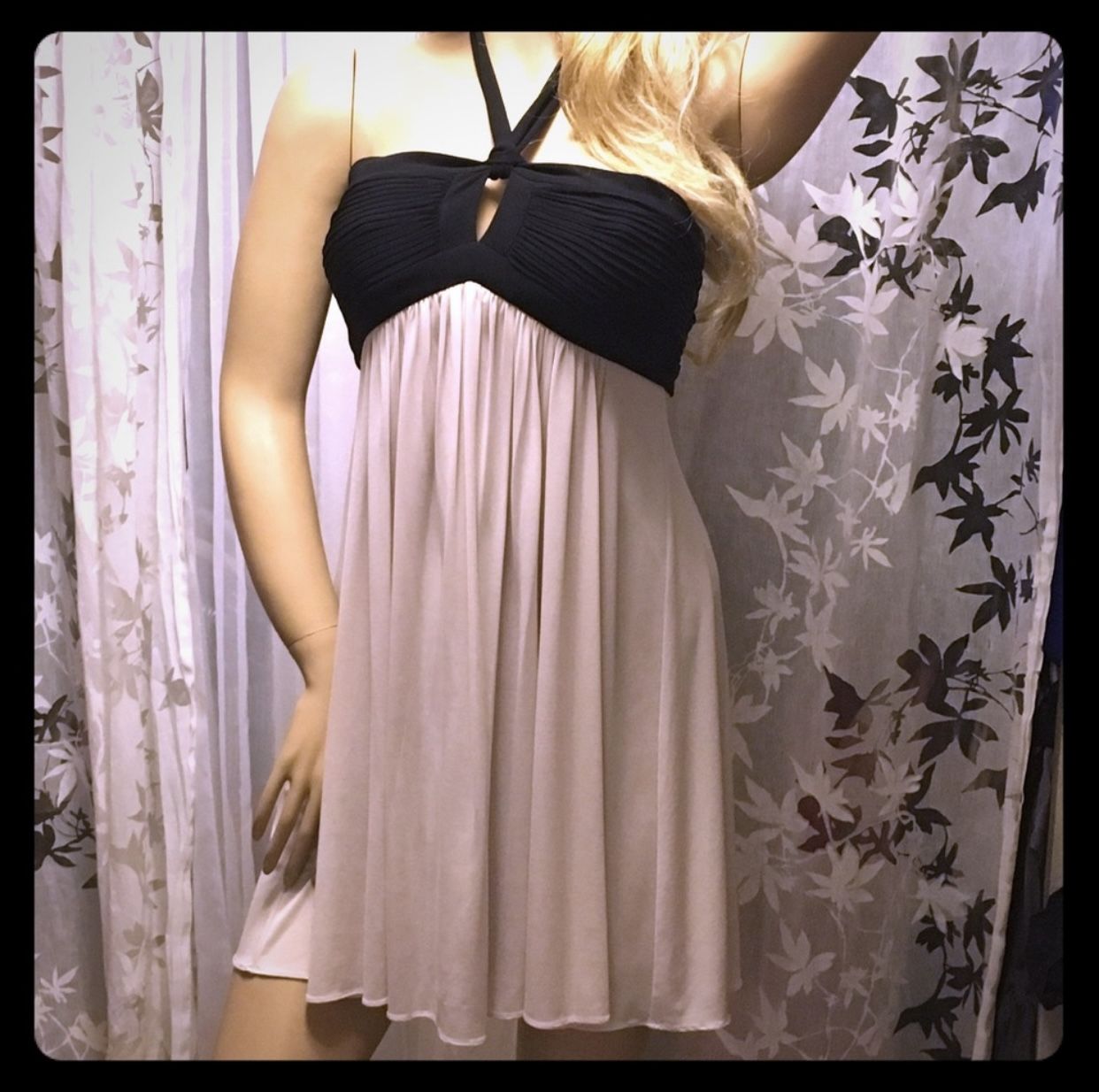 NWT BCBGMAXAZRIA Halter Mini Dress - joarbit.com