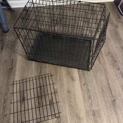 Black Wire Dog Crate (medium dog)