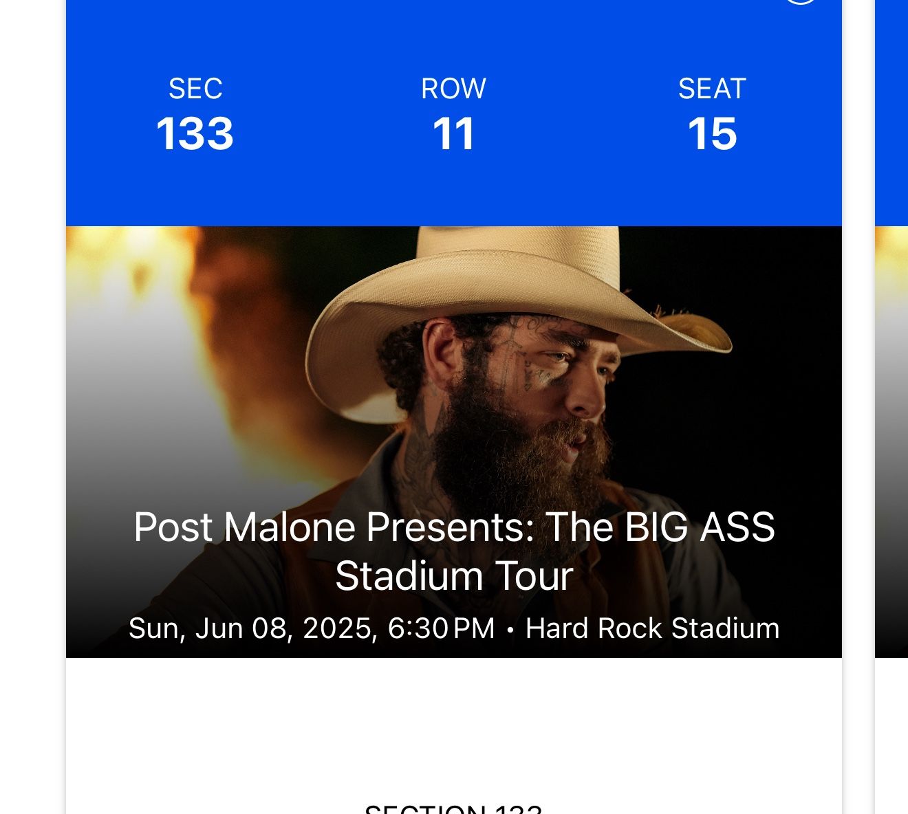 POST MALONE TICKETS 4 TICKETS