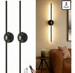 Modern LED Wall Sconces, Set of 2
