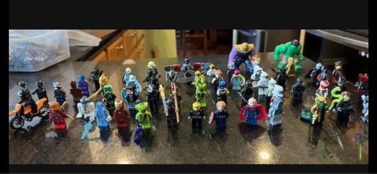 Legos action figures and accessories