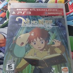 Ni No Kuni Wrath Of The White Witch PlayStation 3/PS3 (Read Description)