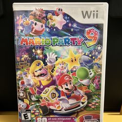 Mario Party 9 for Nintendo Wii video game console system Super Bros brothers Luigi Nine