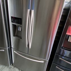 Samsung Refrigerator French Door Stainless Steel Counter Depth 