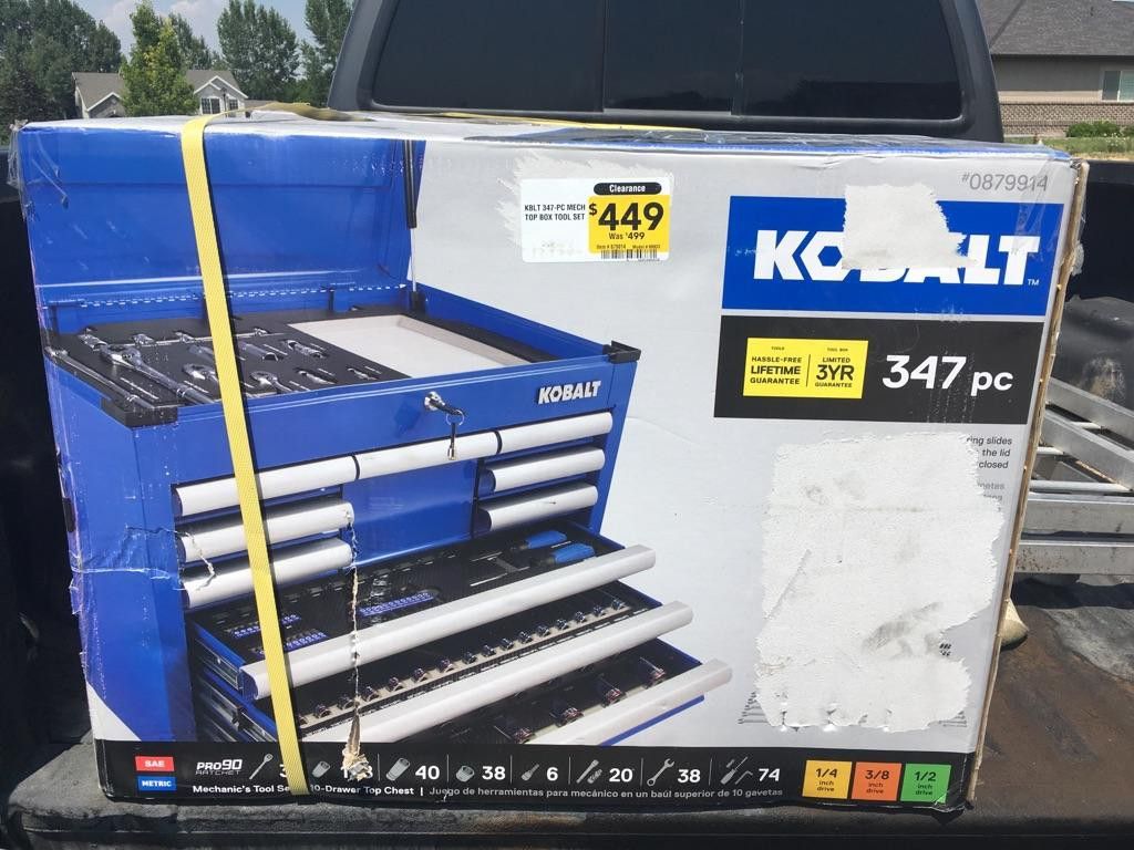 Kobalt 347 piece tool set deals