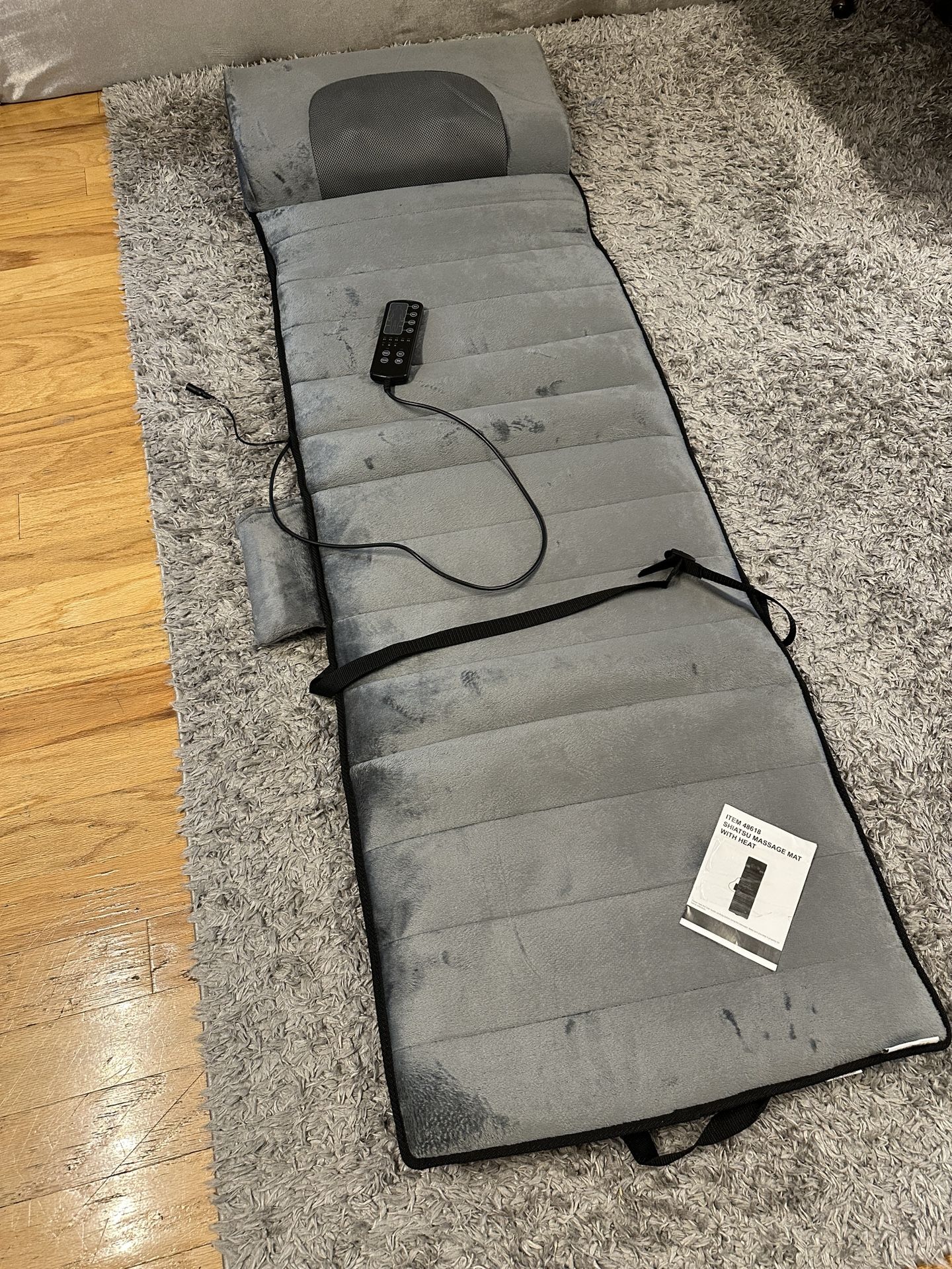 Full-Body Shiatsu Massage Mat with Heat
