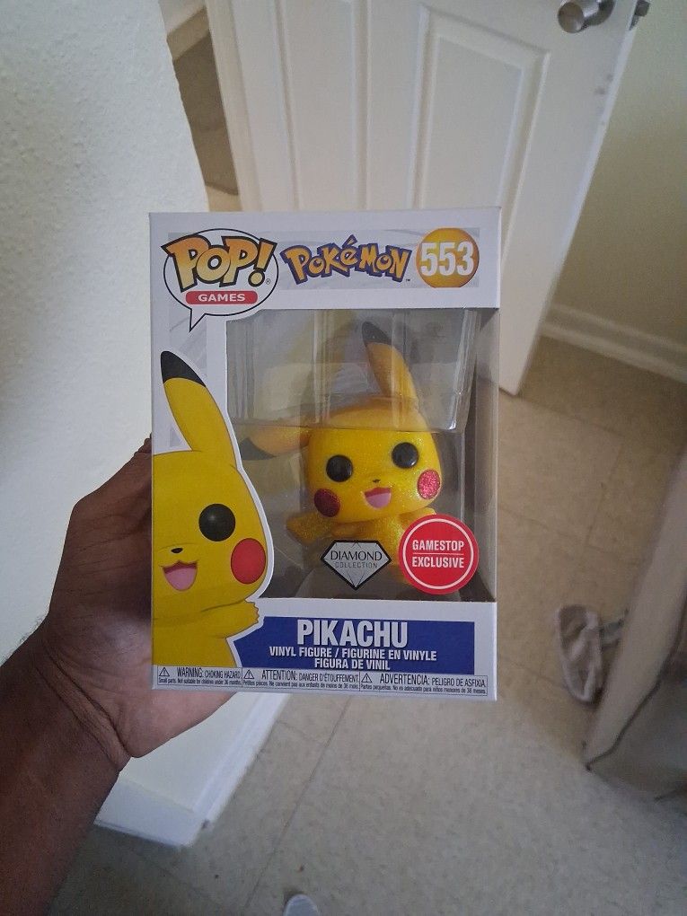 Game Stop Exclusive Diamond Pikachu