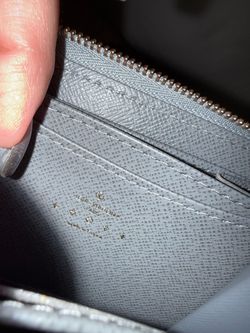 Louis Vuitton denim zippy coin wallet