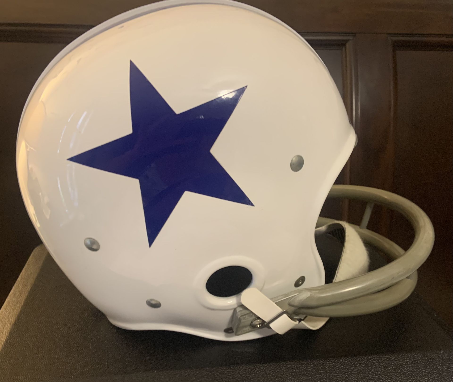 cowboys old helmet