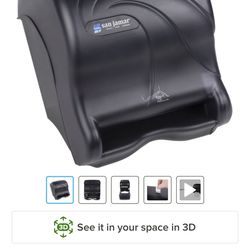 Electric touchless towel dispenser