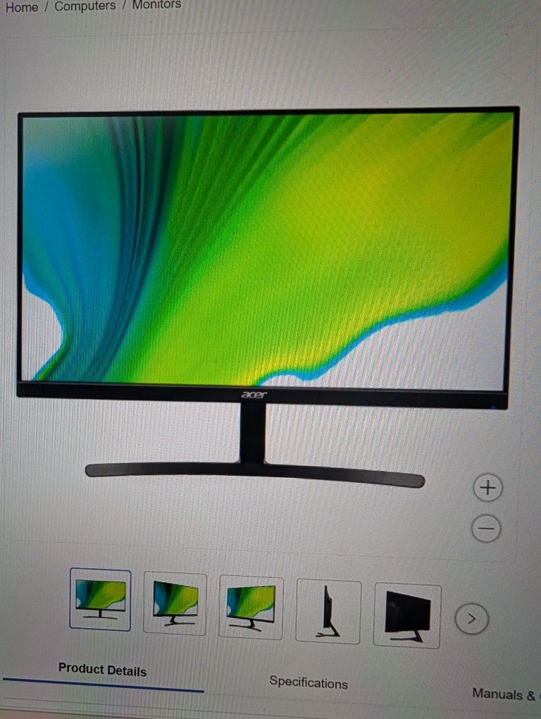 Acer 27" FHD IPS Monitor - 1920 x 1080