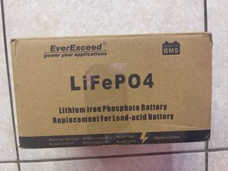 Everexceed lifepo4 12.8v12ah lithium camping battery