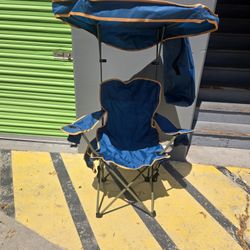 Quik Chair Max Shade Chair With Folding Canopy Top