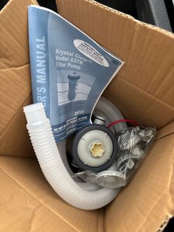 FREE: Intex Krystal Clear Pool Filter Pump & Hoses (As-Is)