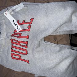 Men’s Purple Brand Flared Sweatpants Size Large 