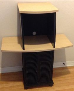 Electronics Media Whatnot Stand