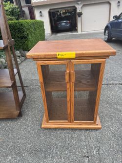 Stereo Cabinet Oak