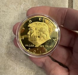 New Donald Trump Gold Filled Coin 