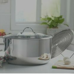 Princess Heritage Signature 15-Qt. Stockpot with Steaming Rack

