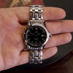 OMEGA Seamaster 120m Black Dial Quartz Watch ST 196.1501