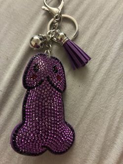 Rhinestone keychain