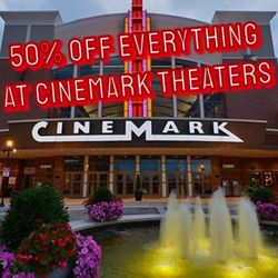 All movie tickets 50% off
