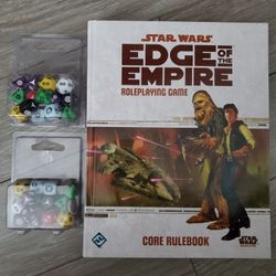 Edge Of The Empire Core Rulebook And Dice