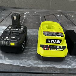 Ryobi Battery 18v (4ah) & Charger New $45