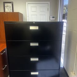 OFFICE/HOME FILE CABINET 4 DRAWERS LATERAL FILE 
