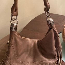 Leather handbag