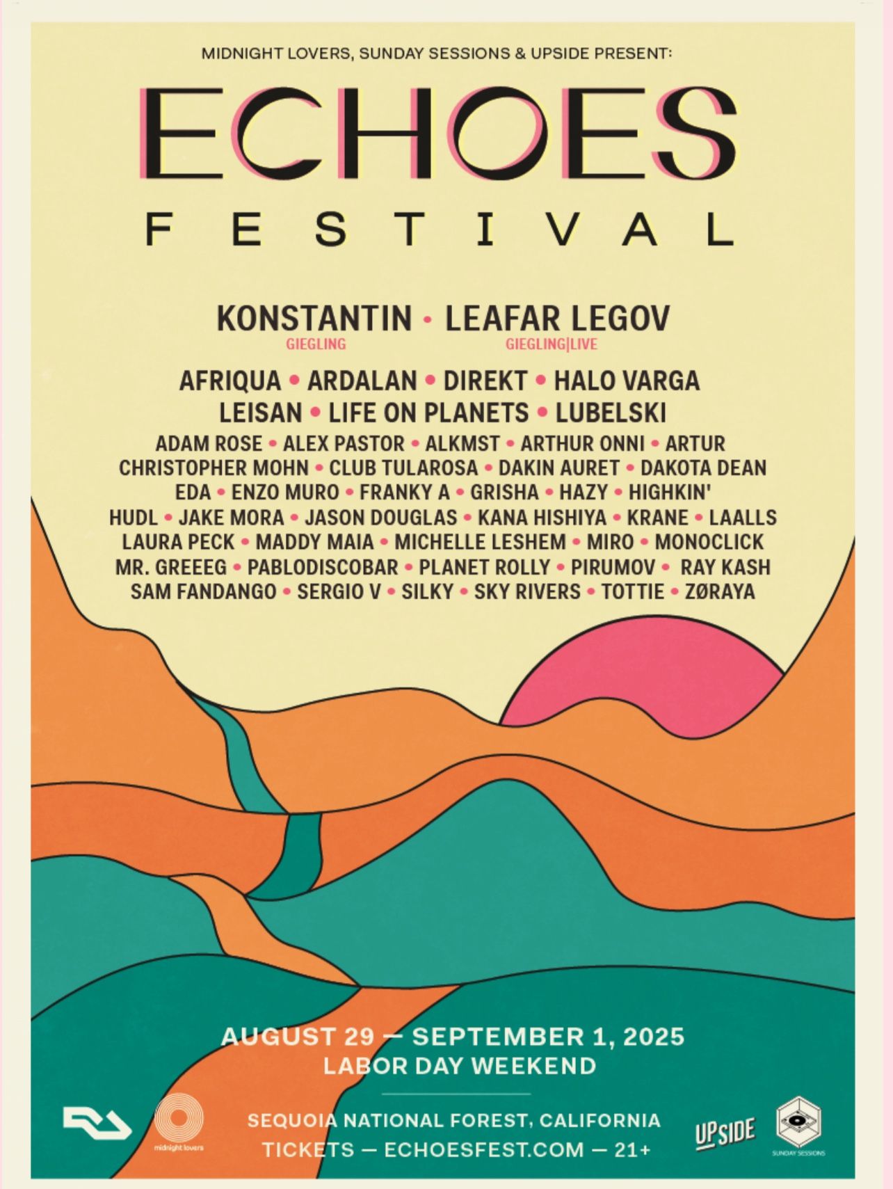 Echoes Music Festival Tickets (Sequoia)