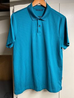 Perry Ellis Men's Interlock Solid Short Sleeve Polo Shirt