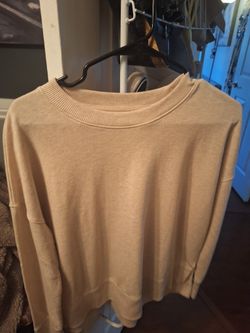Womens Tan Sweatshirt