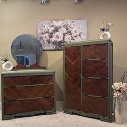 Vintage Art Deco Dresser Set