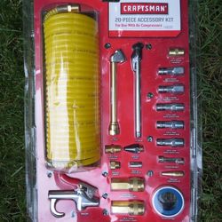 Craftsman 20-piece Air Compressor Accessory Kit (New In Sealed Packaging).  