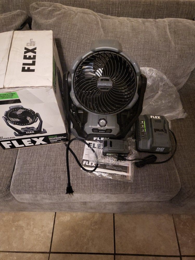 Flex Jobsite Fan Kit New