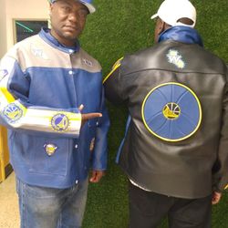 Warriors Genuine Leather Jackets For Sale