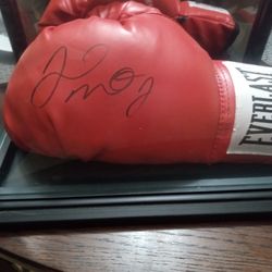 Floyd Mayweather Signed Boxing Glove And Display Case With JSA Certificate Of Authenticity