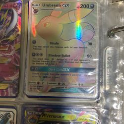 Umbreon Gx Shiny Holographic Pokemon Card 