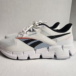 Reebok Zig Dynamica 5 Mens Size 12 White Mesh Lace Up #100074657 