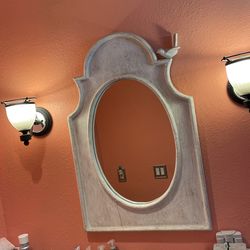 Bird Bathroom Mirror