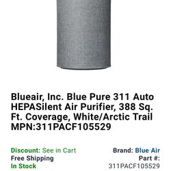 Blue Air Purifier 311 Auto 