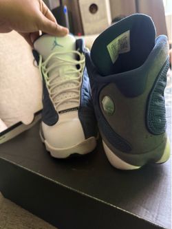 blue jordan 13 flint