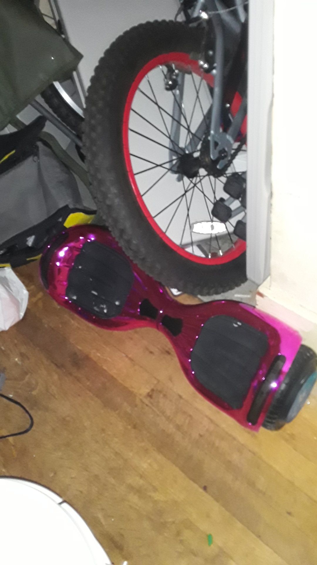 Pink hoverboard