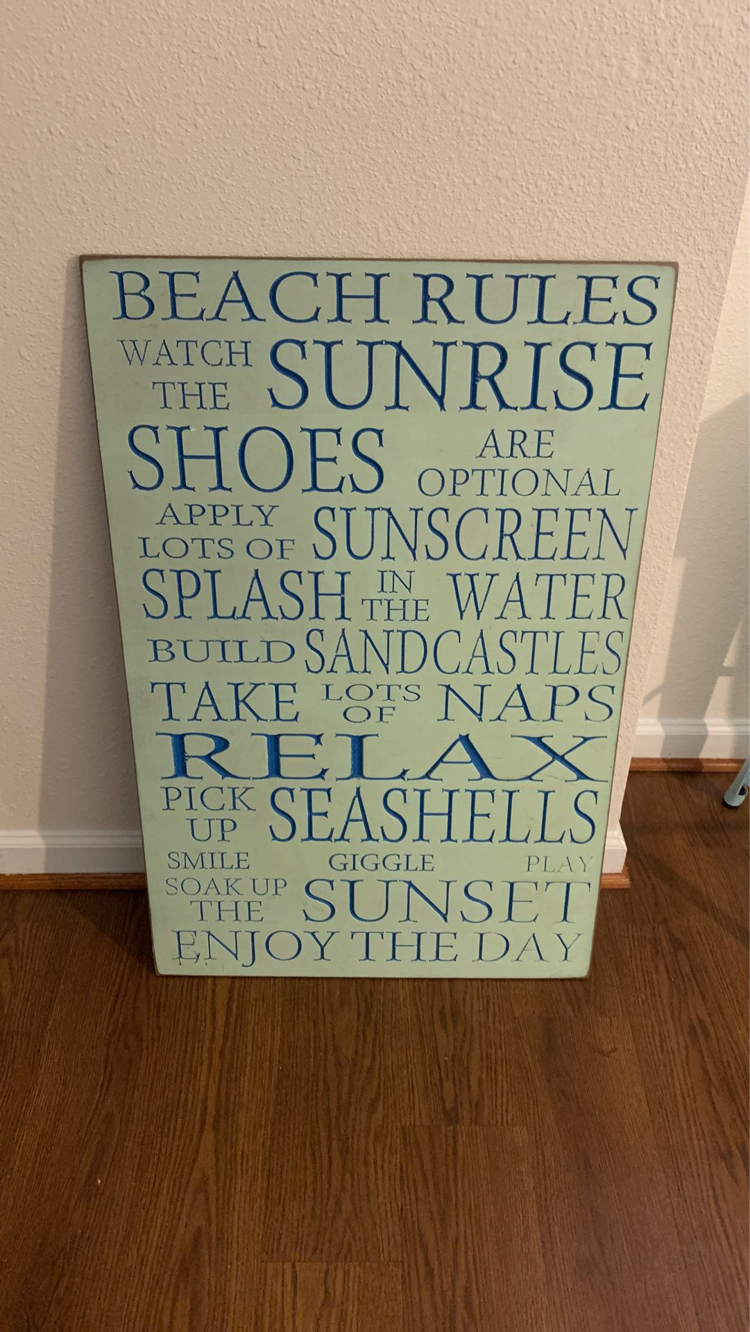 Home decor sign