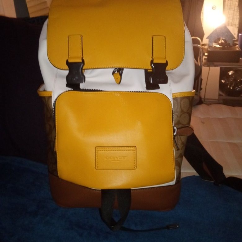 coach backpack mens for sale Coach: Backpacks its perfectly sized to fit your essentials and a 16 laptop with ease Coach Men's Charter Pebble Leather