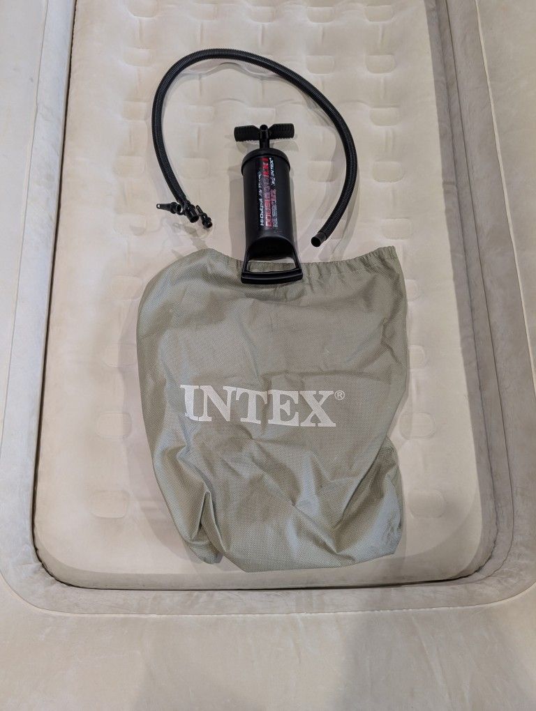 Intex Kids Travel Airbed Mattress with Hand Pump