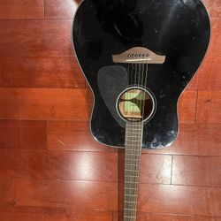 Yamaha Black Acoustic Guitar