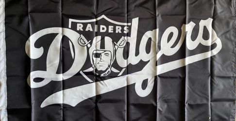 Dodgers Raiders 3x5 Ft Flag